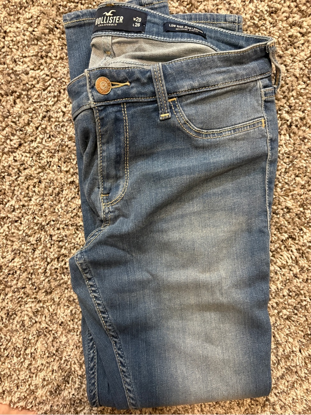 Hollister womens Blue Slim Fit Jeans